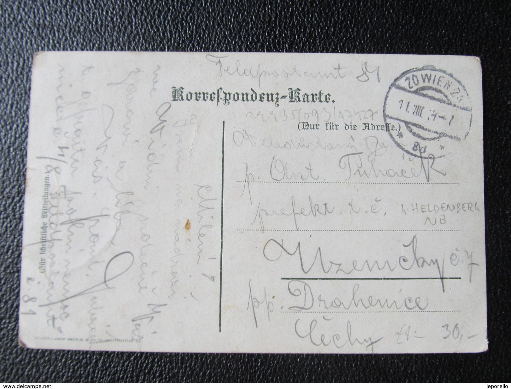 AK WETZDORF HELDENBERG B. Hollabrunn 1914/// D*22415 - Hollabrunn