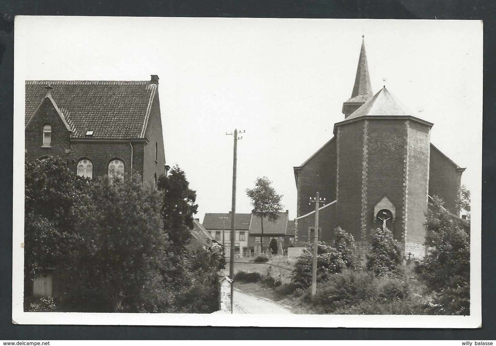 +++ CPA - BALEGEM - Pastorij En Kerk  // - Oosterzele