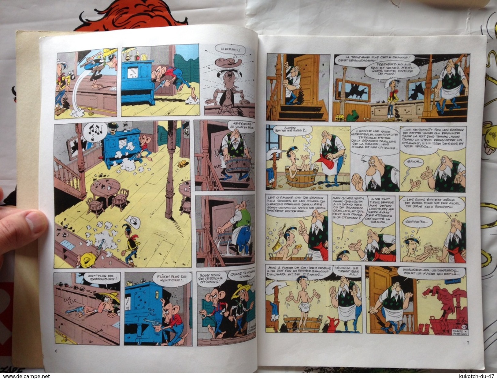 BD Lucky Luke - Tome 19 - Morris - Publicité (1972) - Lucky Luke