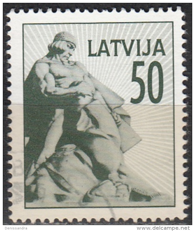 Latvija 1992 Michel 331 O Cote (2013) 0.50 Euro Monument Aux Morts Cachet Rond - Latvia