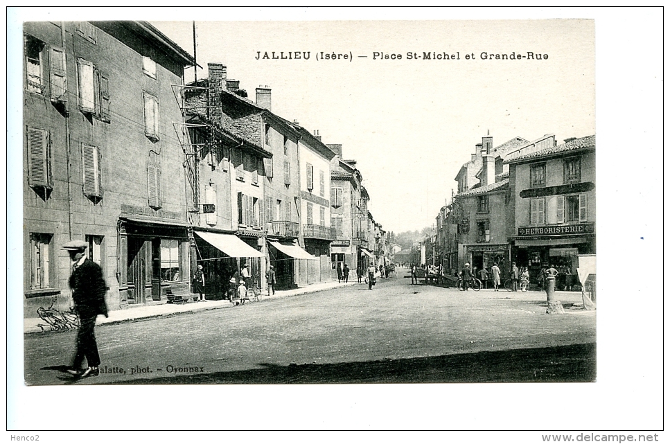 Jallieu - Place  Saint-Michel Et Grande Rue - Jallieu