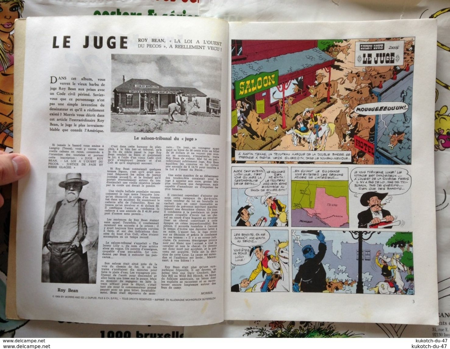 BD Lucky Luke - Tome 13 - Morris - Publicité (1972) - Lucky Luke