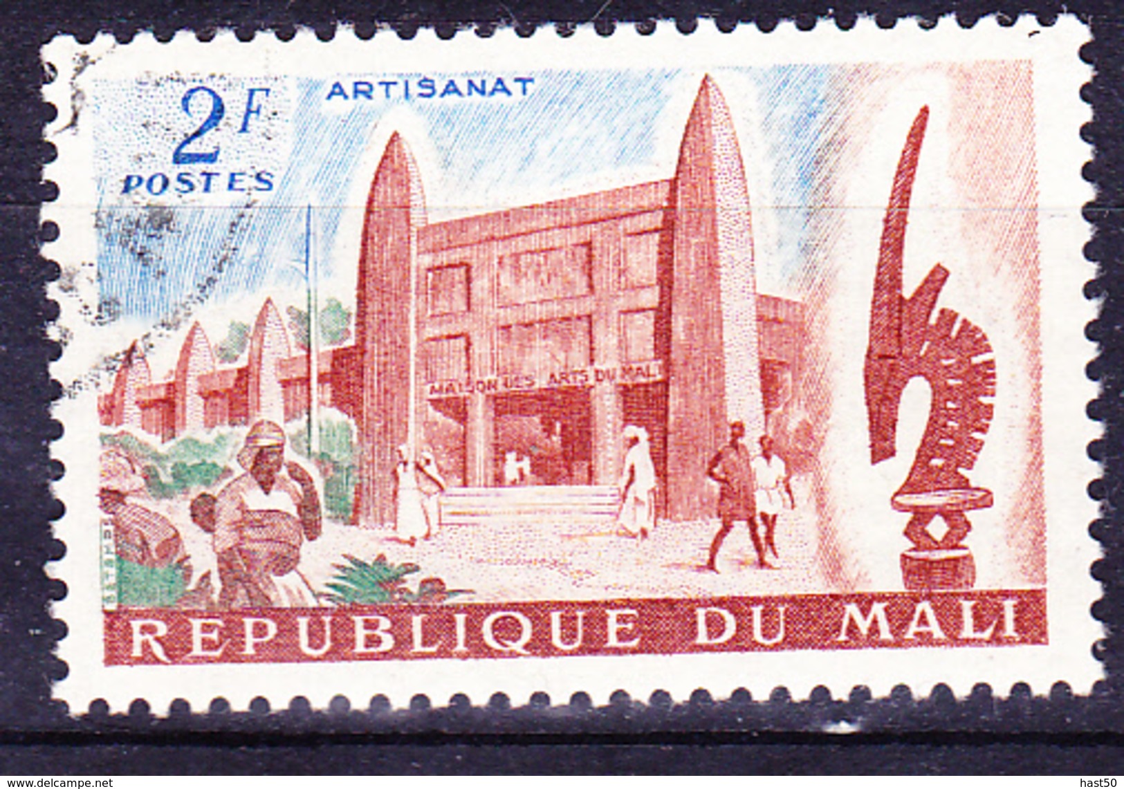 Mali - Kunstpalast/Art Palace  (MiNr: 32) 1961 - Gest Used Obl - Mali (1959-...)