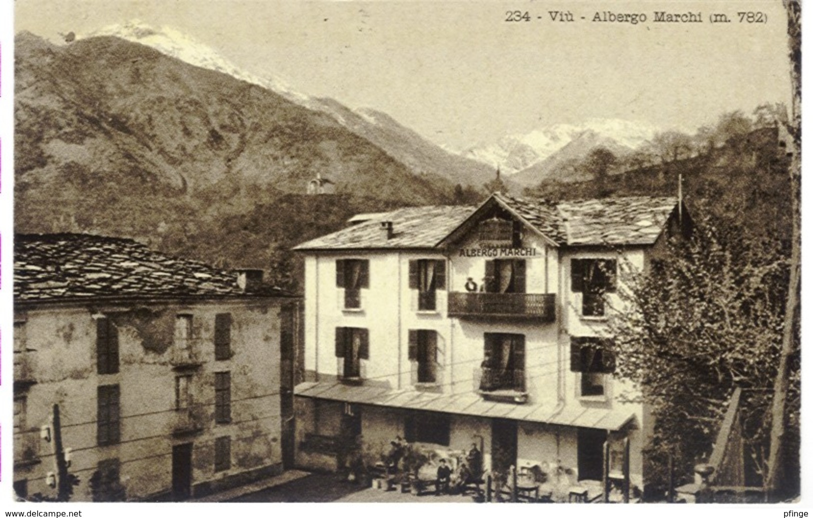 Viu - Albergo Marchi, 1907 - Bares, Hoteles Y Restaurantes