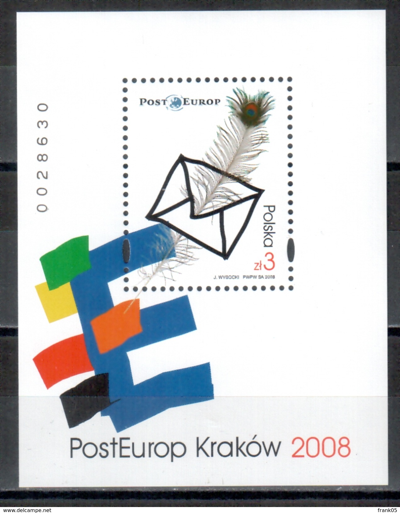 Polen / Poland / Pologne 2008 Post Europ Krakau Block ** - Unused Stamps