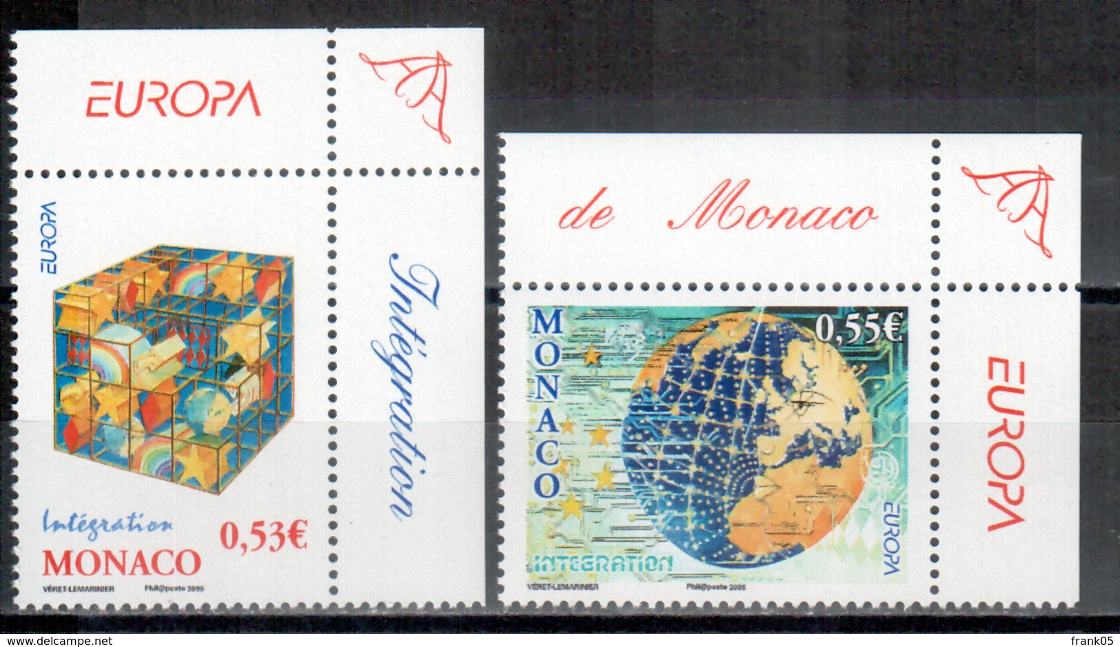 Monaco 2006 Satz/set EUROPA ** - 2006