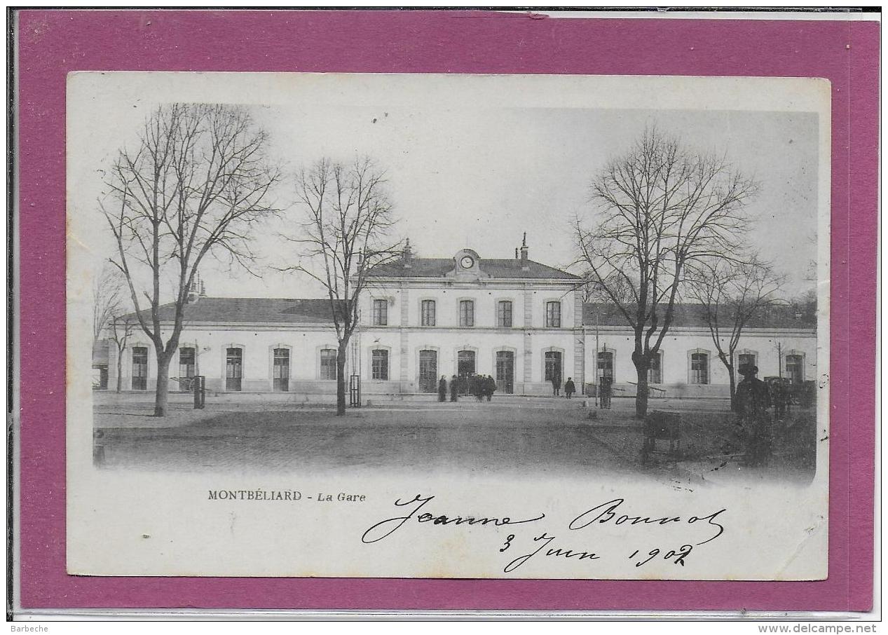 25.-  MONTBELIARD .- La Gare - Montbéliard