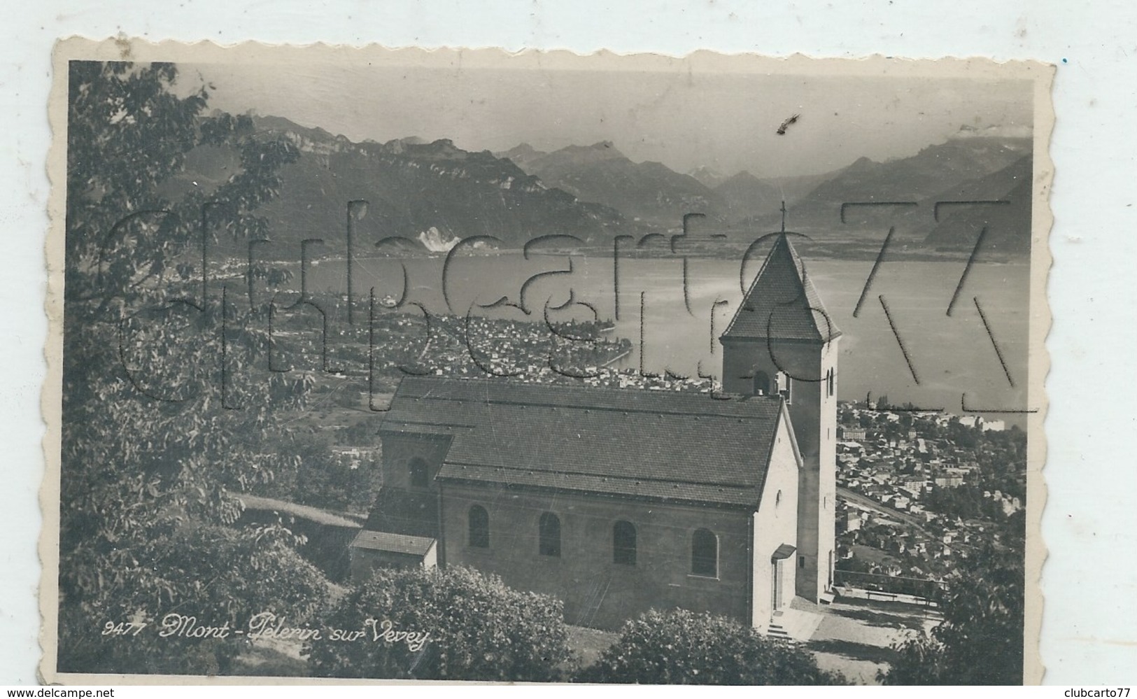 Chardonne (Suisse, Vaud) : Eglise Du Mont Pélerin En 1952 (animé) PF. - Chardonne