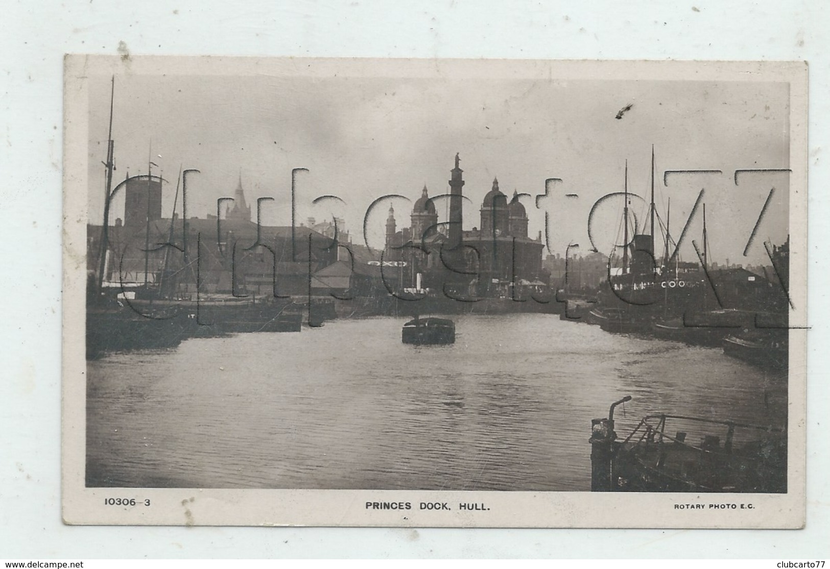 Kingston-upon-Hull, Communément Dénommée Hull (Royaume-Uni, Yorkshire) : Princes Dock In 1910 (lively) PF. - Hull
