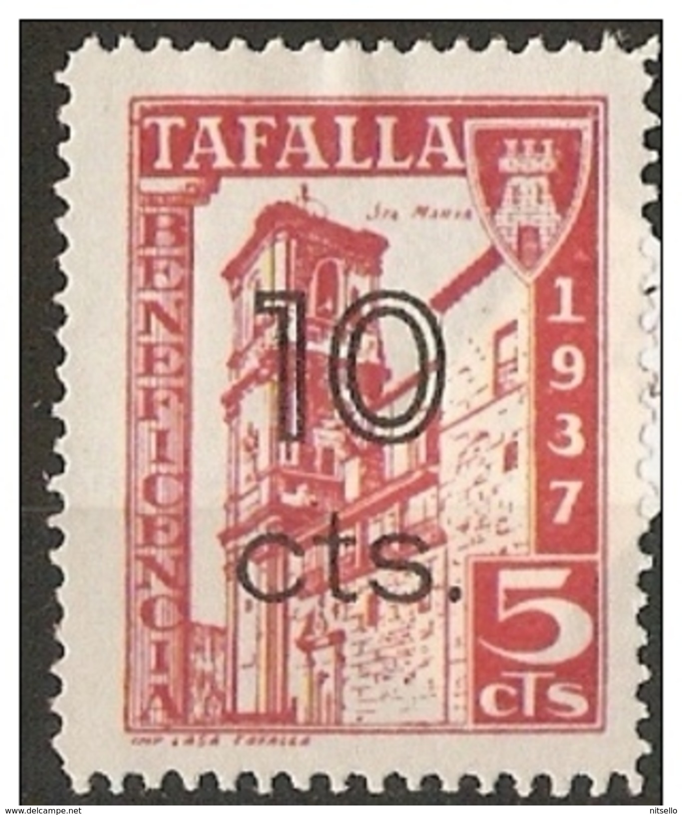 LOTE 2230  ///  (C060) TAFALLA 1937  - NUEVO SIN GOMA - Emisiones Nacionalistas