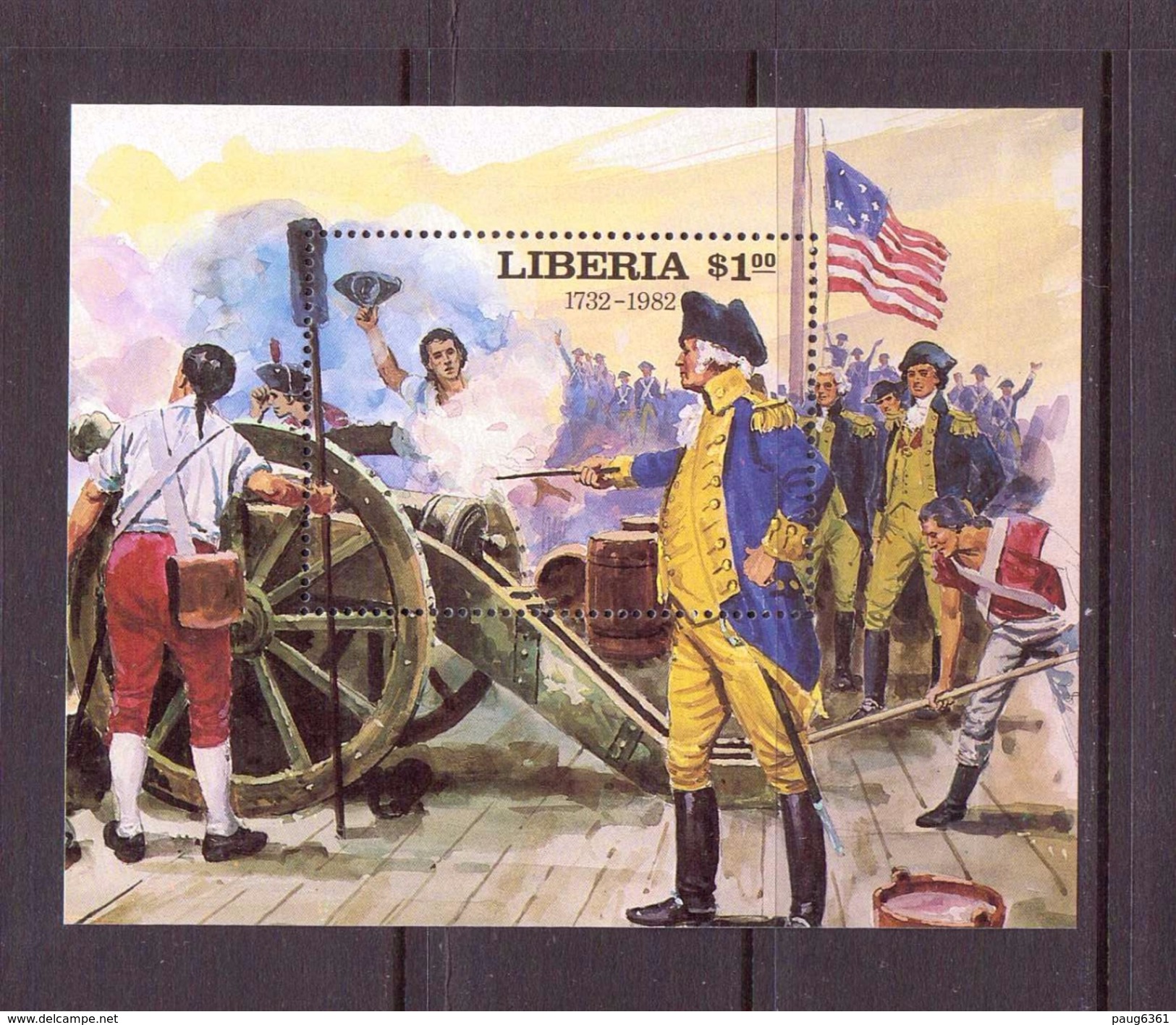 LIBERIA 1981 G.WASHINGTON  YVERT N°B  NEUF MNH** - George Washington