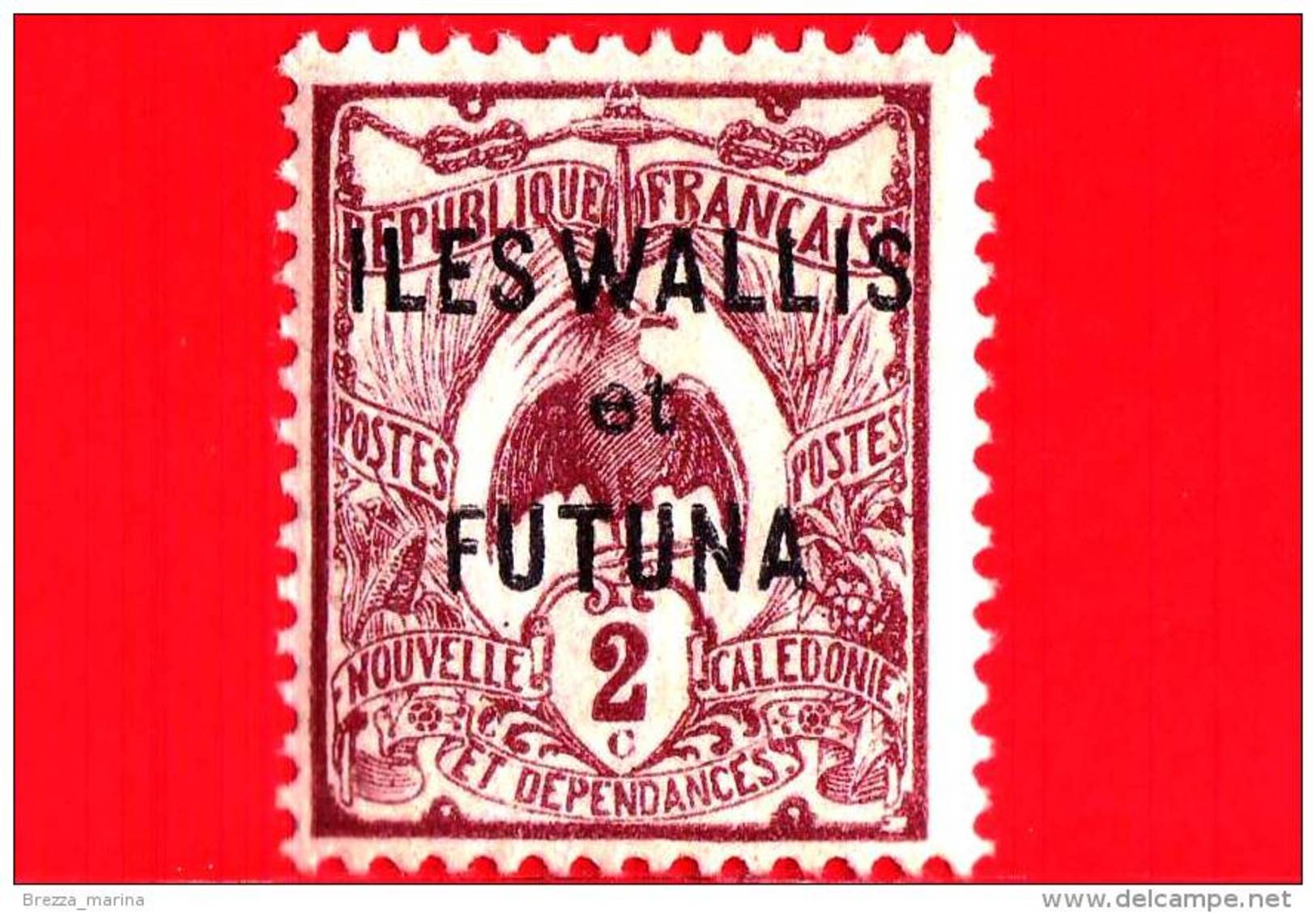 WALLIS E FUTUNA - Usato - 1920 - Stamps Of New Caledonia In 1905-07  - 2 - Usados