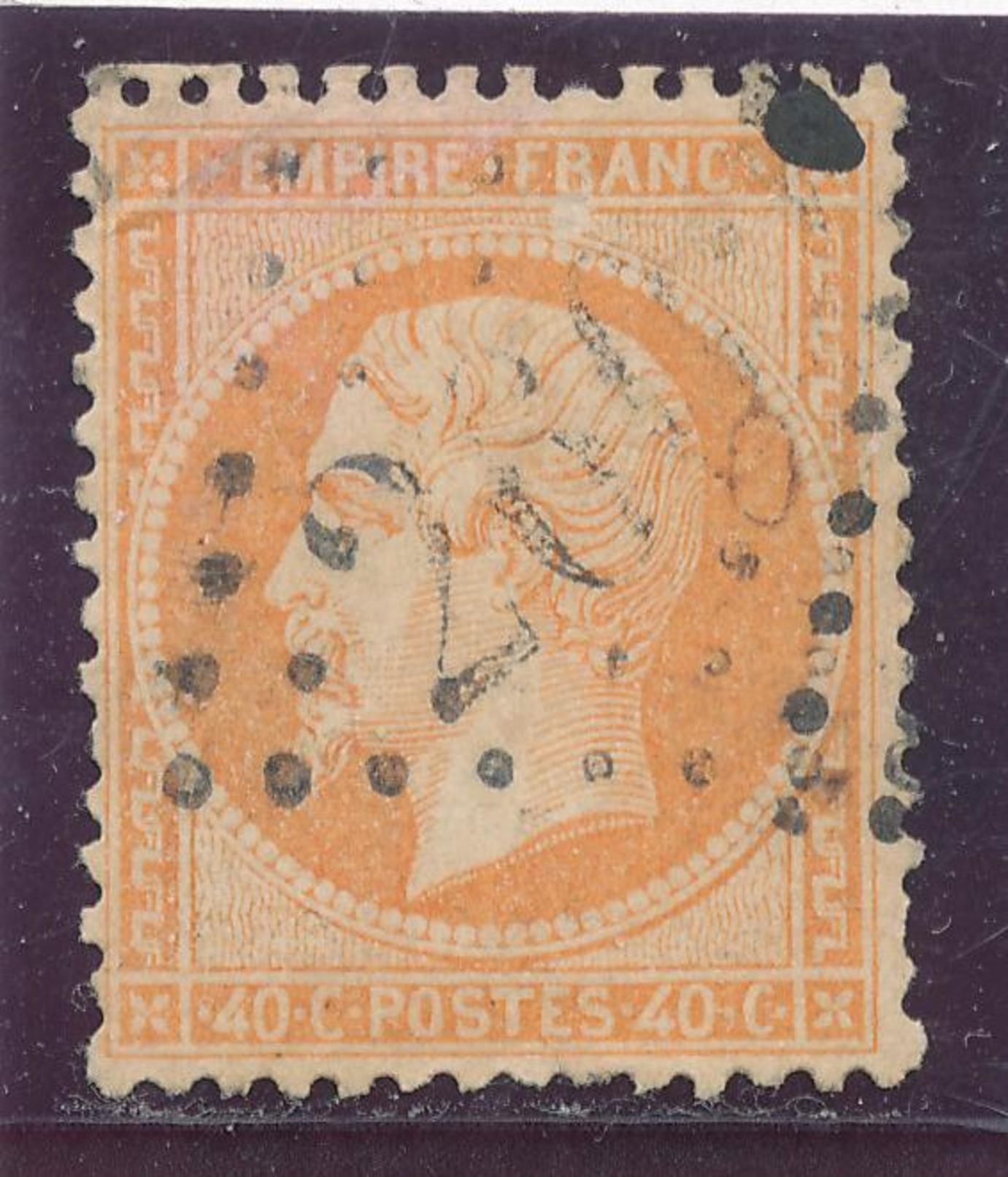 N°23 VARIÉTÉ ET OBLITÉRATION. - 1862 Napoleon III