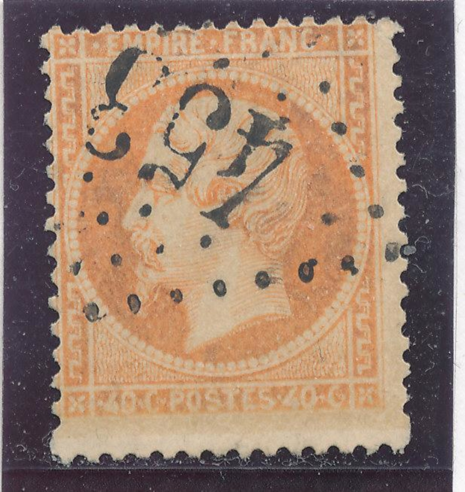 N°23 VARIÉTÉ ET OBLITÉRATION. - 1862 Napoleon III