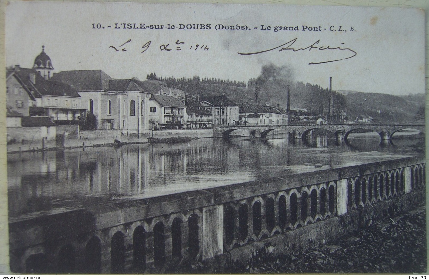 L' Isle Sur Le Doubs Le Grand Pont - Isle Sur Le Doubs