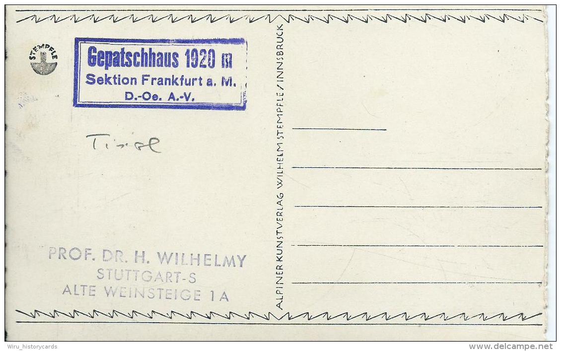 AK 0624  Ölgrubenjoch , Wildspitze - Verlag Stempfle Ca. Um 1930 - Kaunertal