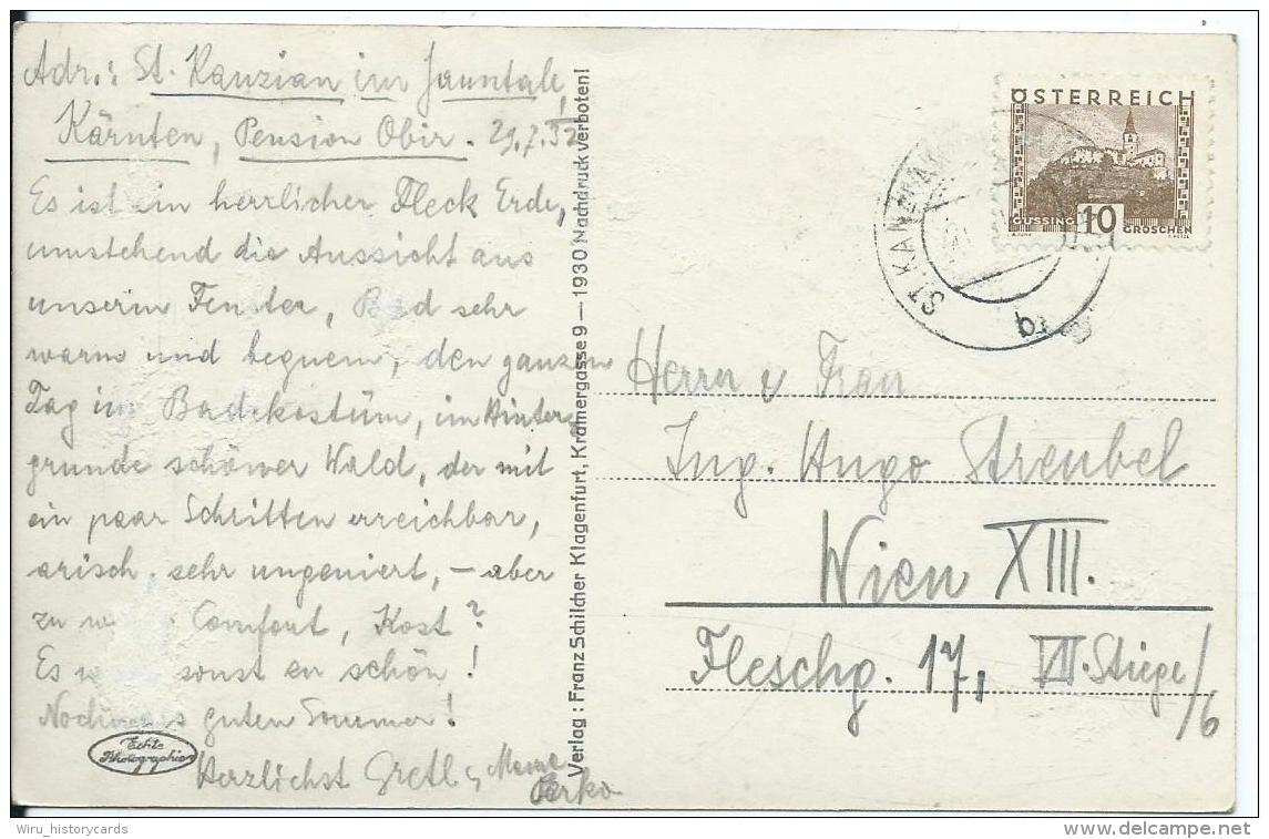 AK 0624  Klopeinersee Mit Hochobir - Verlag Schilcher Um 1930 - Klopeinersee-Orte