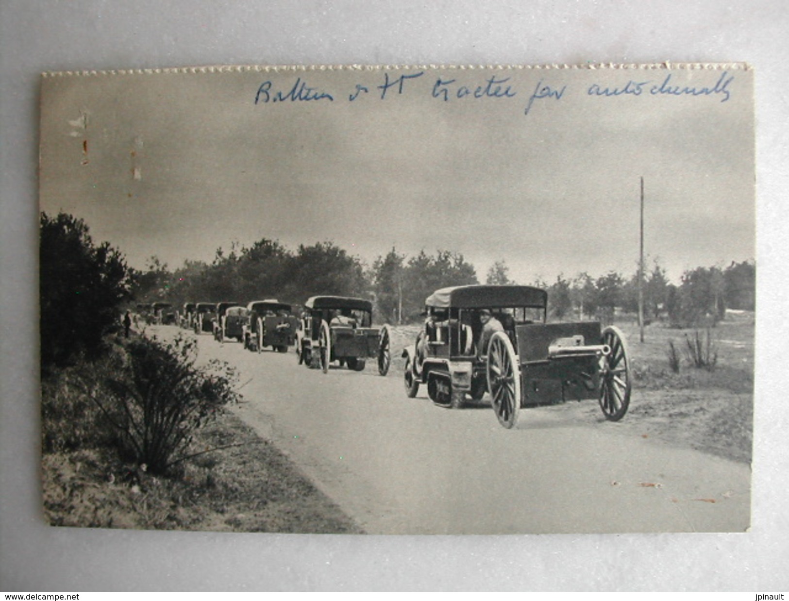 MILITARIA - Batterie De 75 Tractée Par Autos-chenilles - Equipment