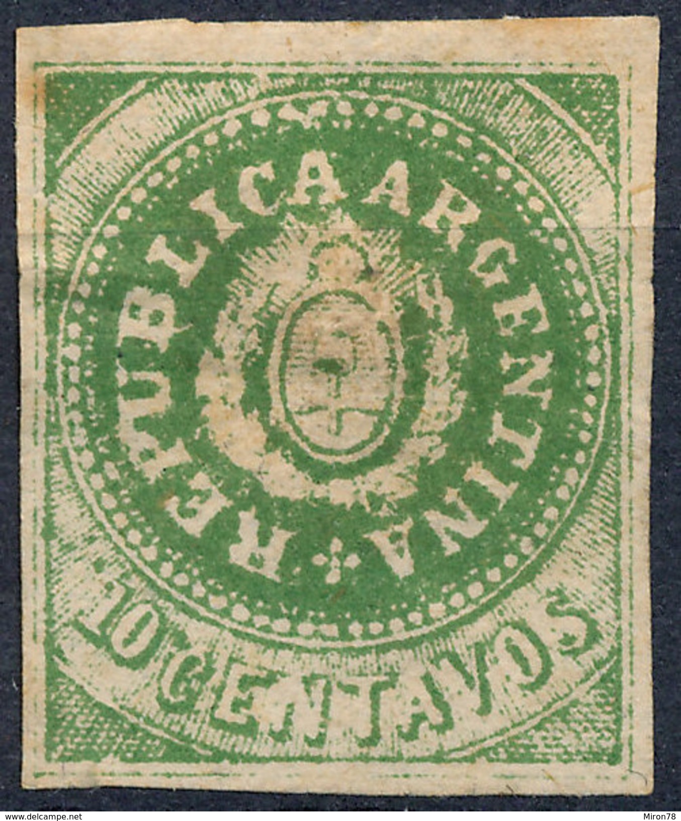 Stamp Argentine Republic 1862-63 10c Mint  Lot#15 - Nuovi