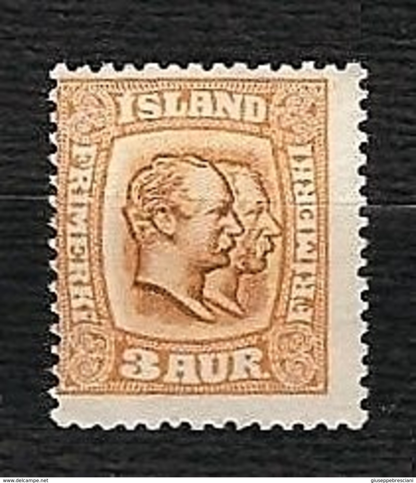 ISLAND 1907- Kings Christian IX And Frederik VIII - Mi:IS 49 - Prephilately