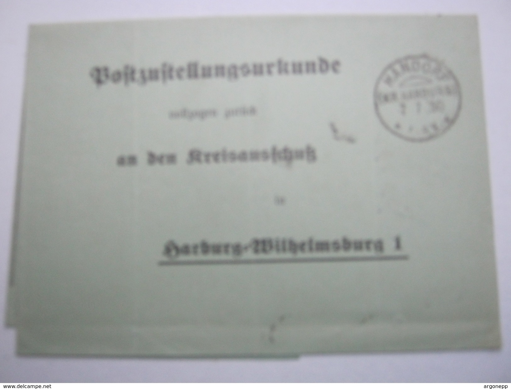 1930  ,  HANDORF , Klarer Stempel Auf Brief , KOS , Obersegment - Briefe U. Dokumente