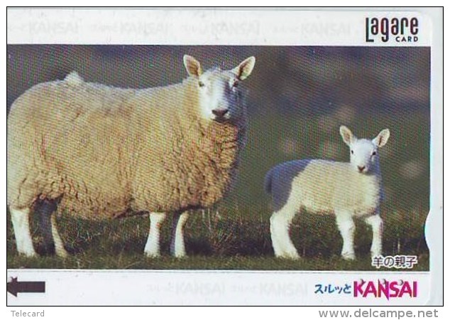 CARTE PREPAYEE JAPON * MOUTON * TK * SCHAF (361) SHEEP SCHAAP  GOAT STEENBOK * Phonecard - Zodiaque