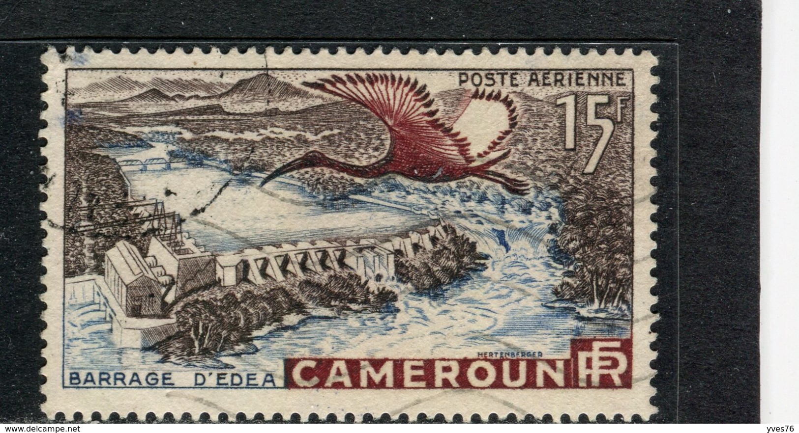 CAMEROUN - Y&T Poste Aérienne N° 43° - Barrage D'Edea - Airmail