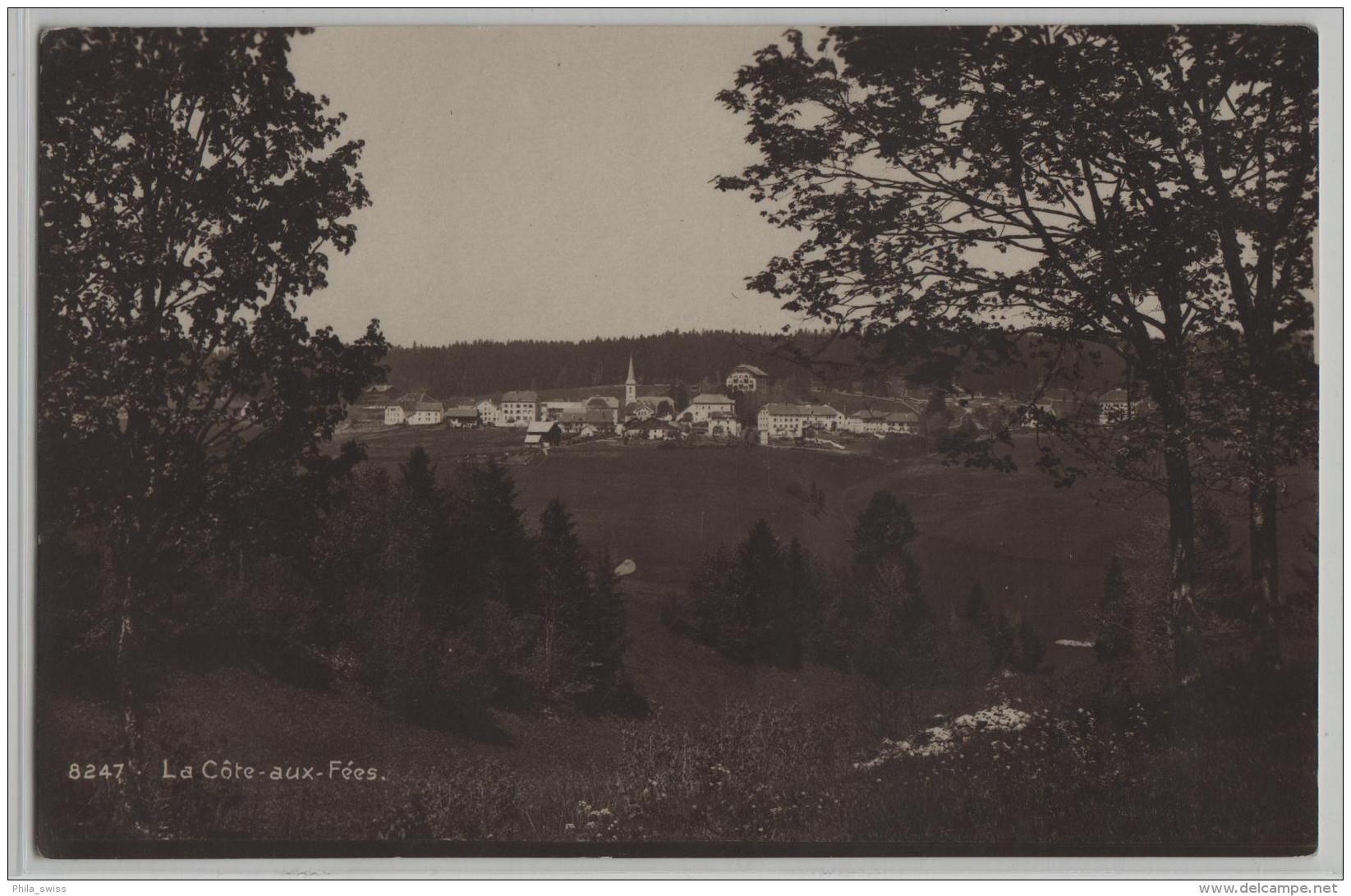 La Cote-aux-Fees - Photo: Perrochet-Matile No. 8247 - Autres & Non Classés