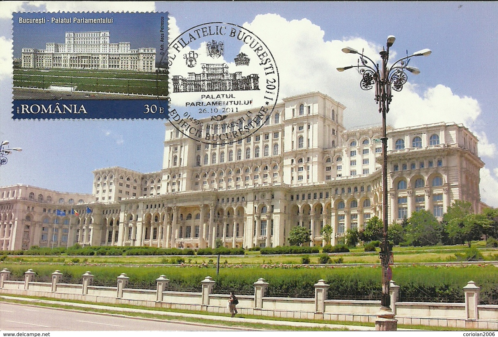 Romania / Maxi Card / Palace Of Parliament - Bucharest - Schlösser U. Burgen