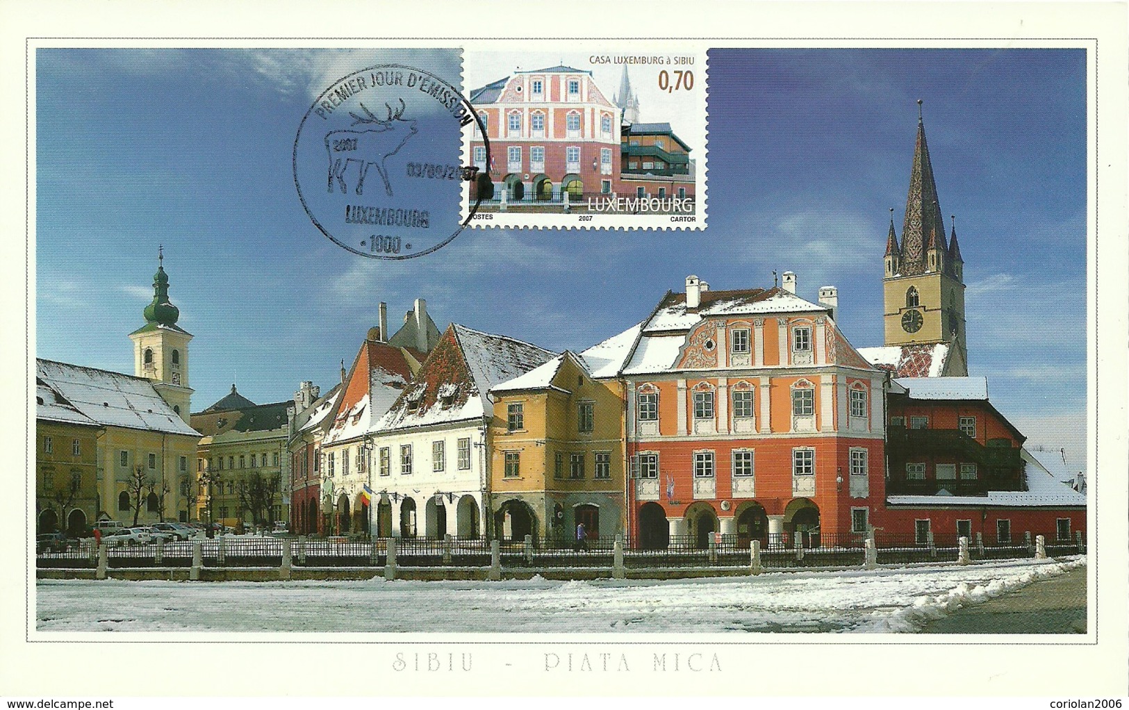 Luxembourg / Maxi Card / Luxembourg House - Sibiu - Schlösser U. Burgen