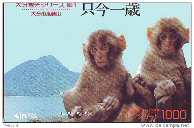 Carte Prépayée Japon * SINGE * TK  AFFE (775) MONKEY * CARD - Zodiaque