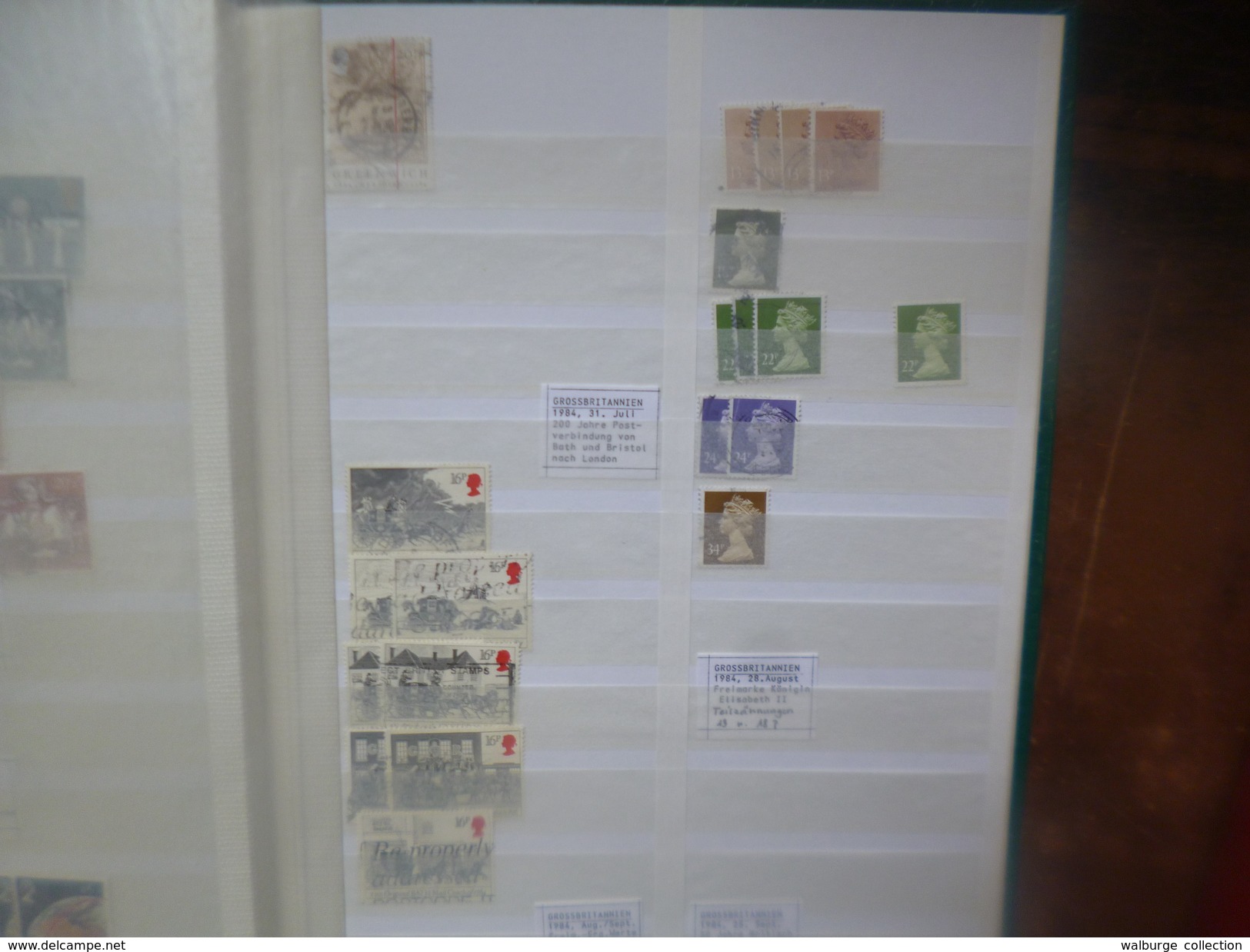 GRANDE-BRETAGNE 1880-1986 COLLECTION TRES AVANCEE DONT TIMBRES NEUFS ! A SAISIR !!! (1587) 2 KILOS 150