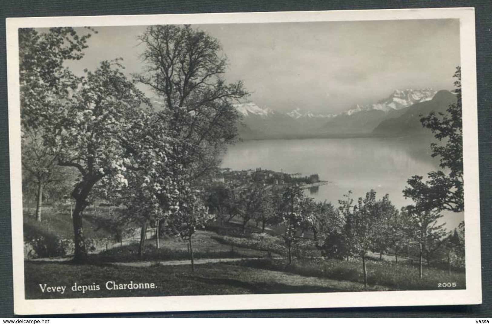 CPA - VEVEY Depuis CHARDONNE - .Suisse - Chardonne