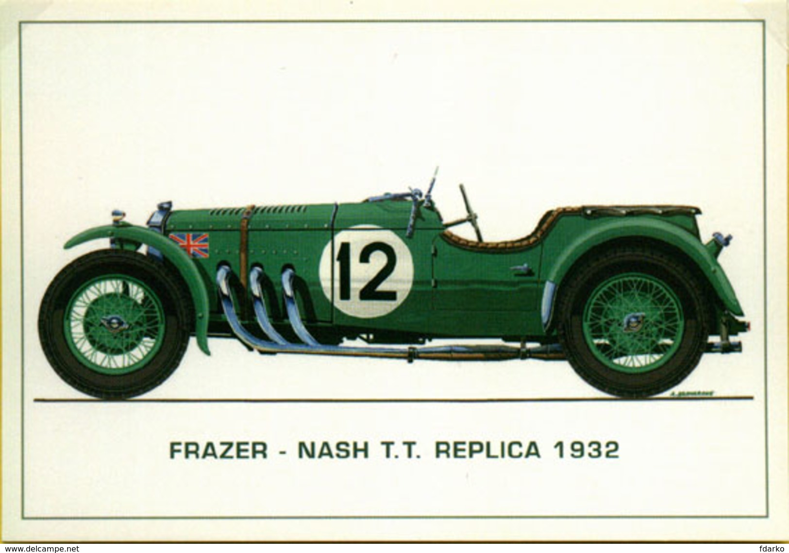 Auto Frazer - Nash T.T. Replica 1932  Brovarona Stampa 2003 - Automobilismo - F1