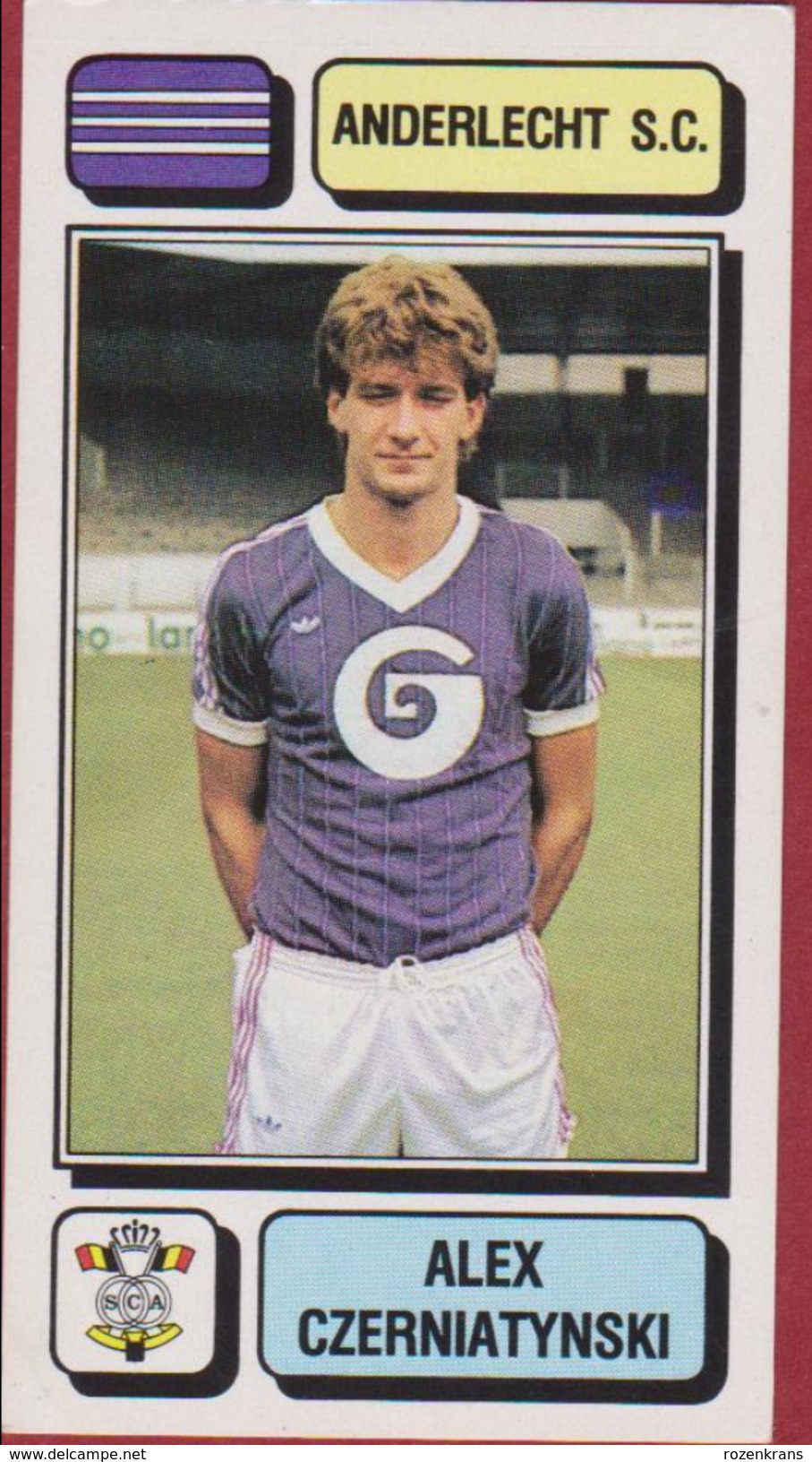 Panini Football Voetbal 83 1983 Sticker Autocollant Royal Sporting Club Anderlecht RSC RSCA Nr. 20 Alex Czerniatynski - Sport