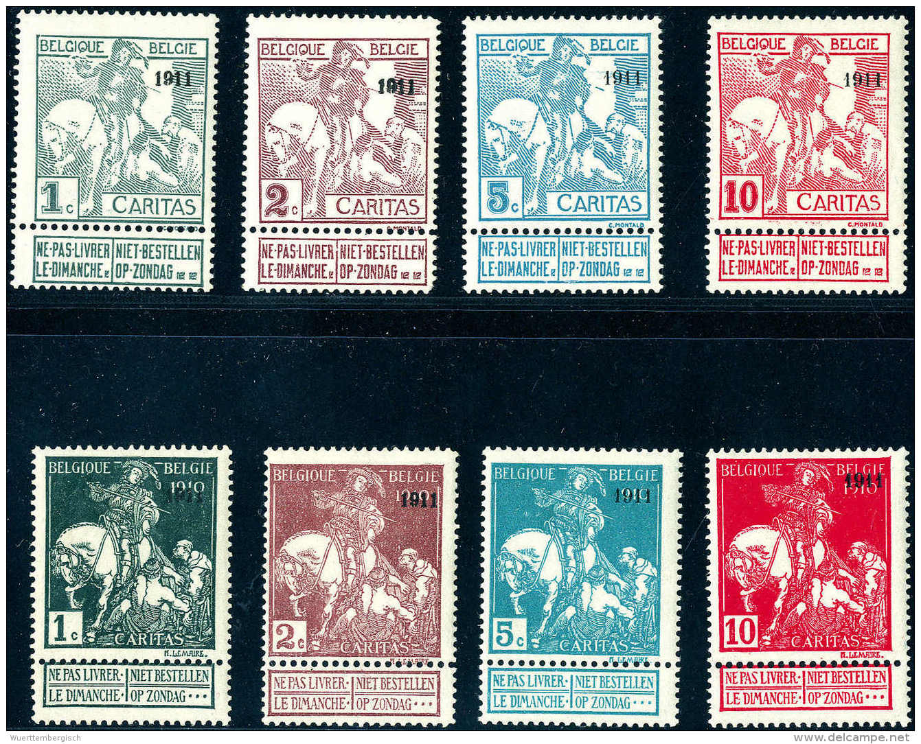 ** Tuberkulose, Tadellos Postfr. Serie, Befund Eichele.Katalogpreis: 300,- (Michel: 81/88II) - Altri & Non Classificati