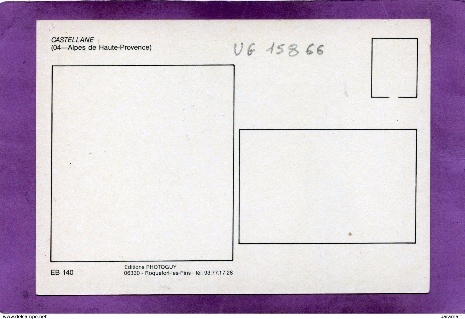 04 CASTELLANE BLASON BEAU PLAN - Castellane