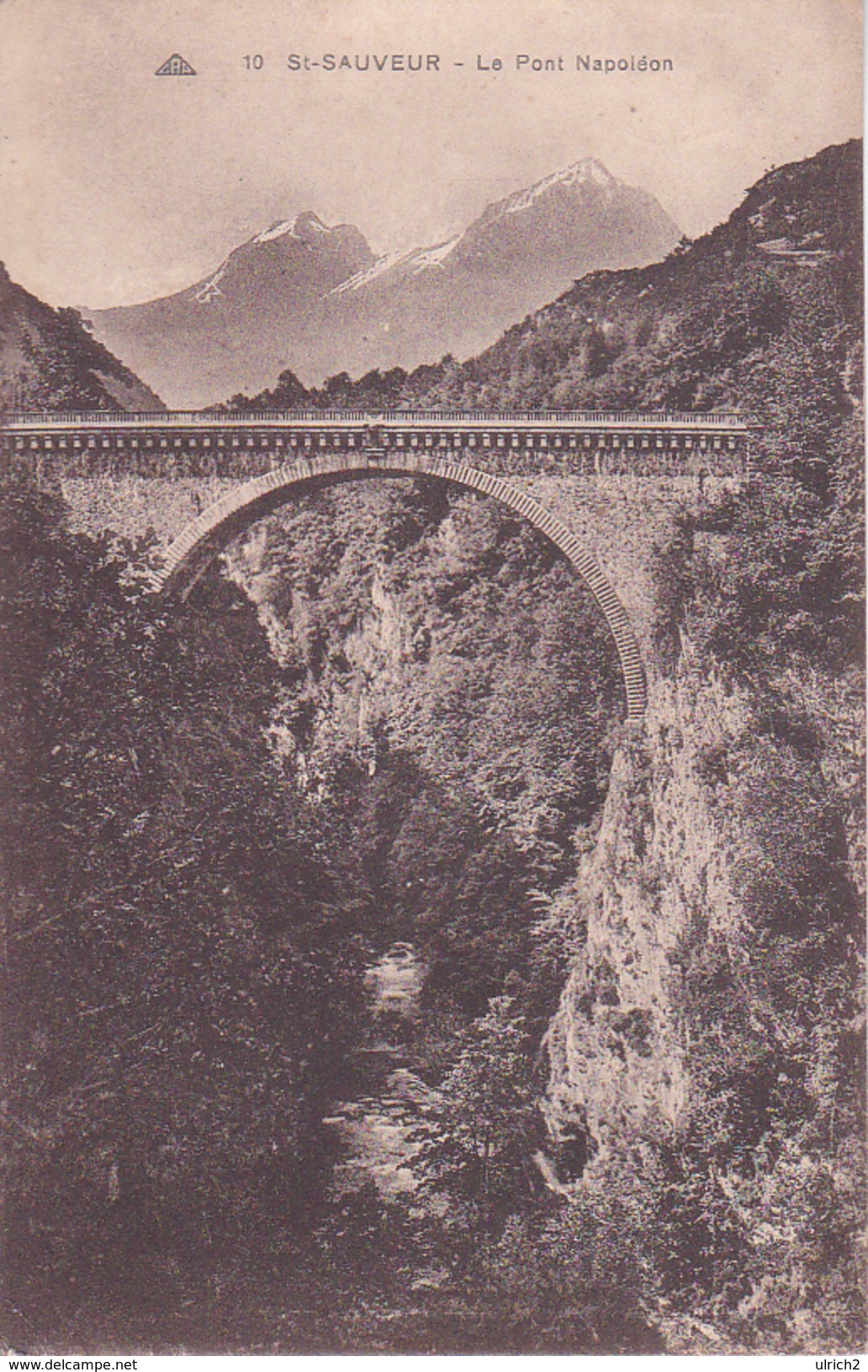 CPA St-Sauveur - Le Pont Napoléon - 1946 (27506) - Luz Saint Sauveur