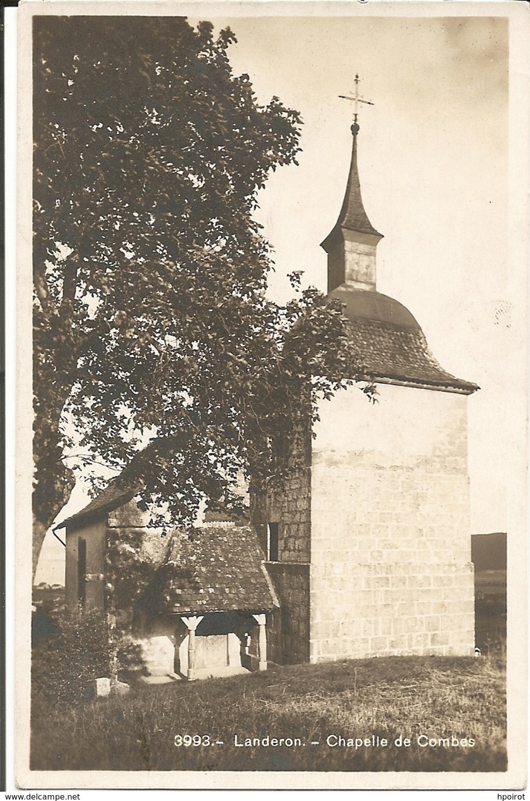 LE LANDERON - CHAPELLE DE COMBES - F. PICCOLO - VIAGGIATA 1927 - (rif. B78) - Le Landeron