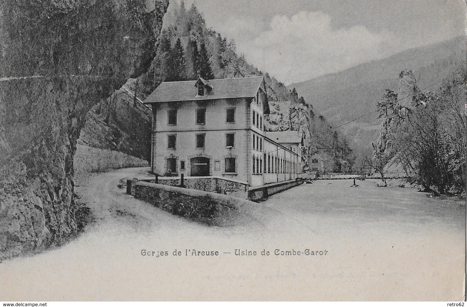 GORGES DE L'AREUSE &rarr; Usine De Combe-Garot Anno 1910 - Sonstige & Ohne Zuordnung
