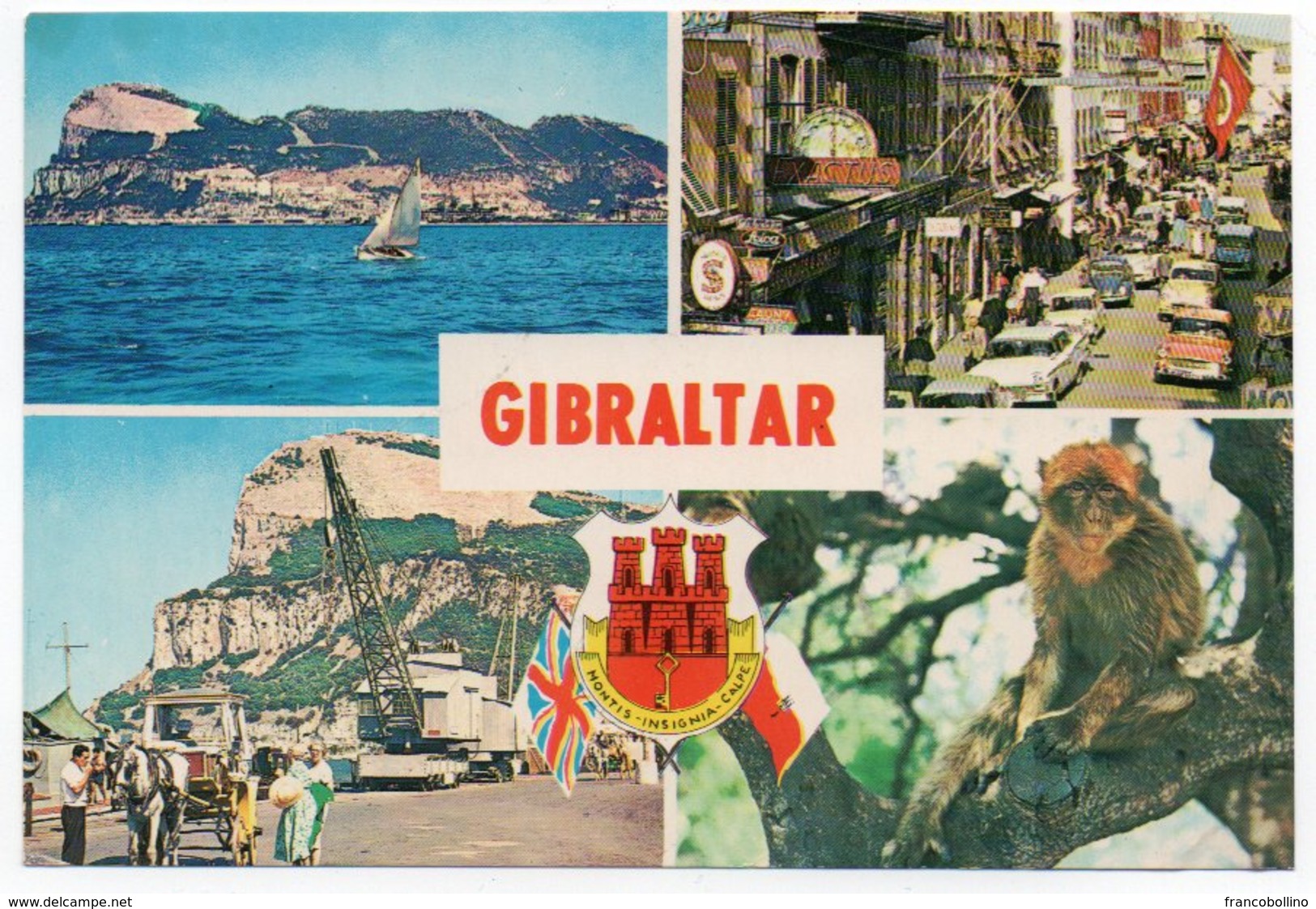 GIBRALTAR - VIEWS /THEMATIC STAMP-SHIP / SPECIAL CANCEL - Gibilterra