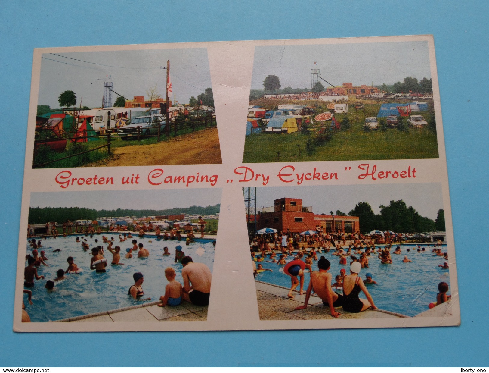 Groeten Uit Camping " DRY EYCKEN " ( Kipdorp / Unic Herselt ) Anno 19?? ( Zie Foto Voor Details ) !! - Herselt