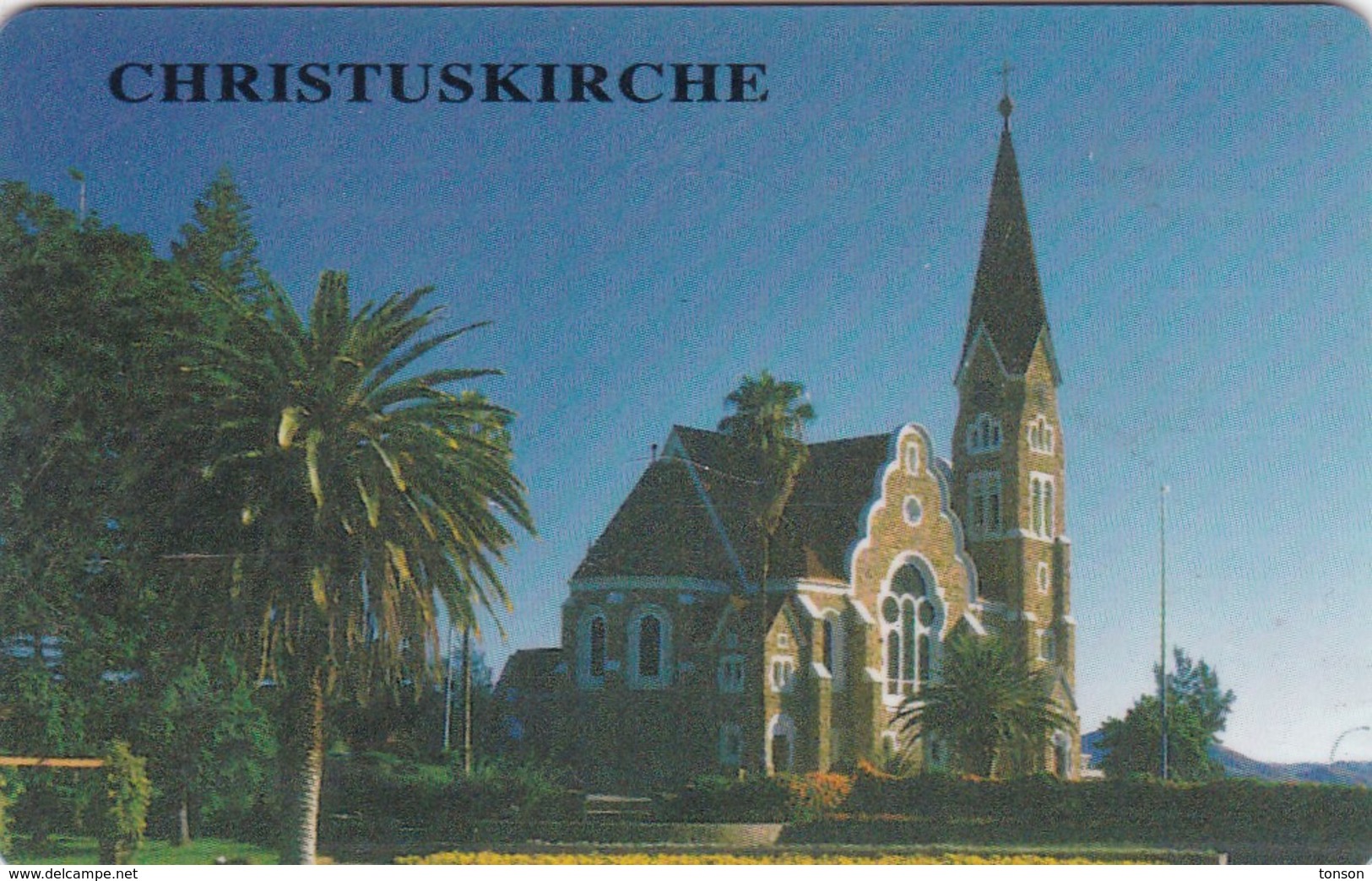 Namibia, NMB-021, $10 Christuskirche, 2 Scans.  (SIE 31) - Namibia