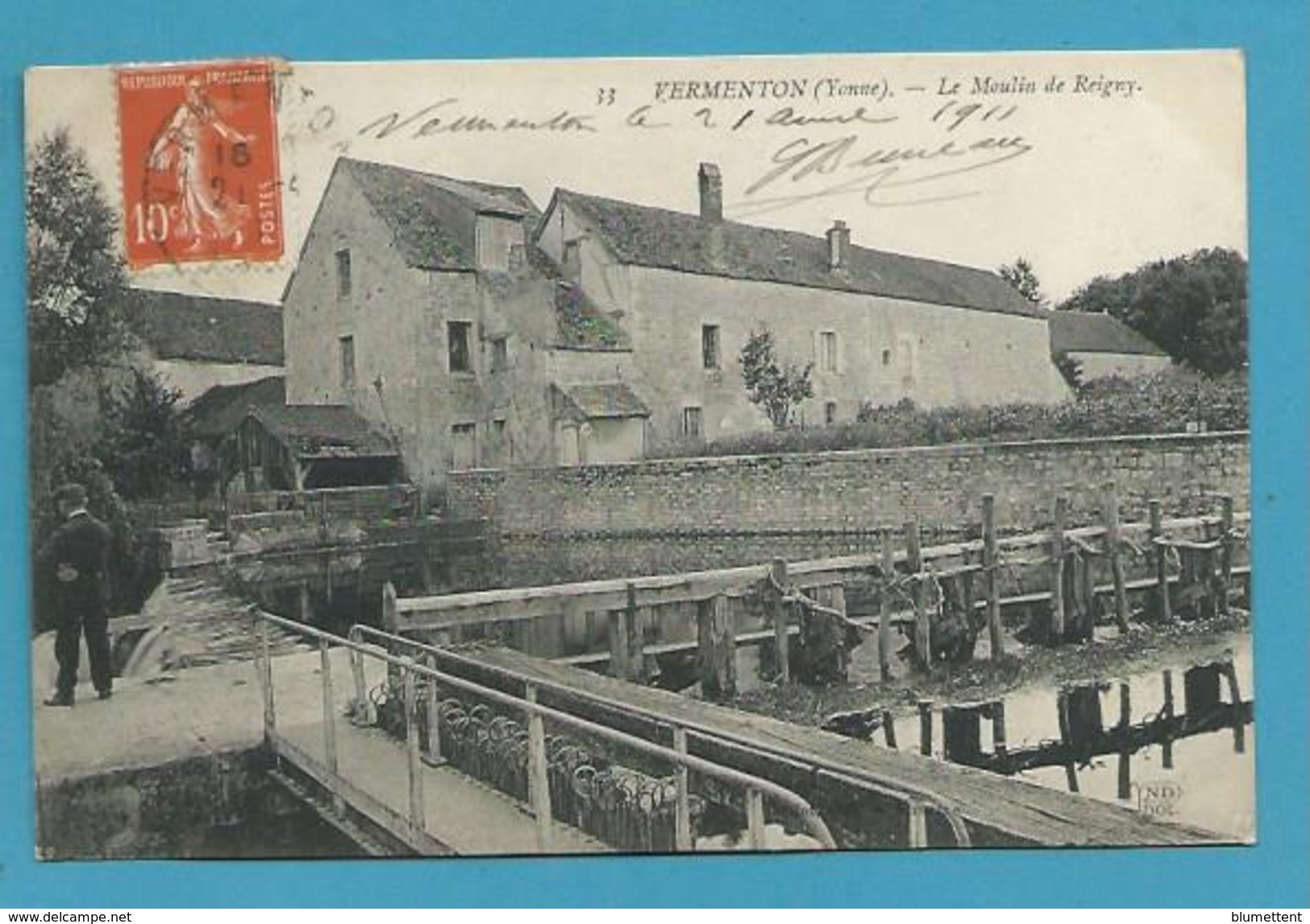 CPA 33 - Moulin à Eau Roue à Aube - Le Moulin De Reigny VERMENTON  89 - Vermenton