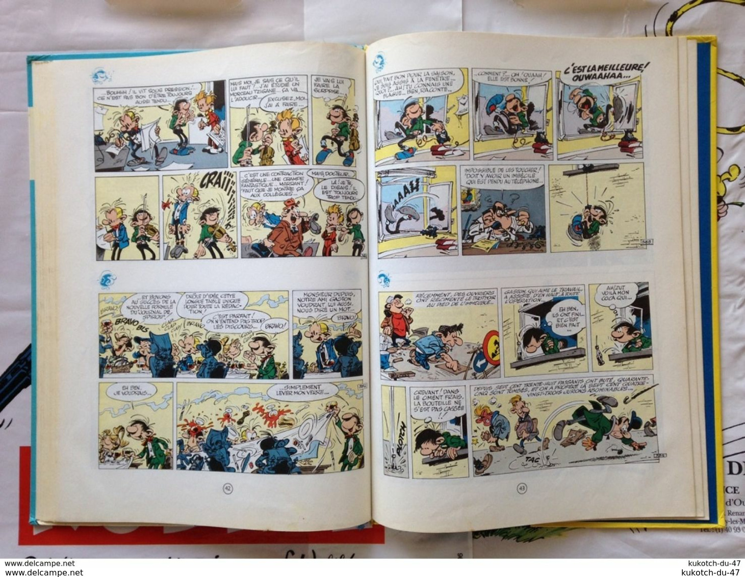 BD Gaston - Gare aux gaffes du gars gonflé - Franquin (1977)