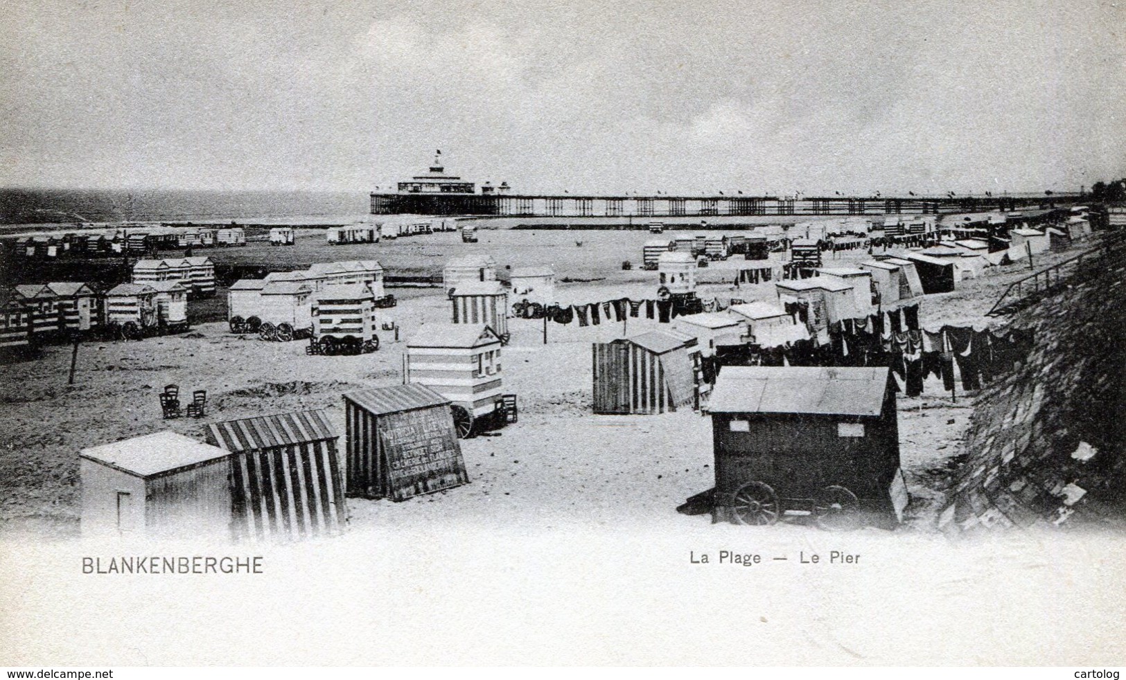 Blankenberghe. La Plage. Le Pier - Blankenberge