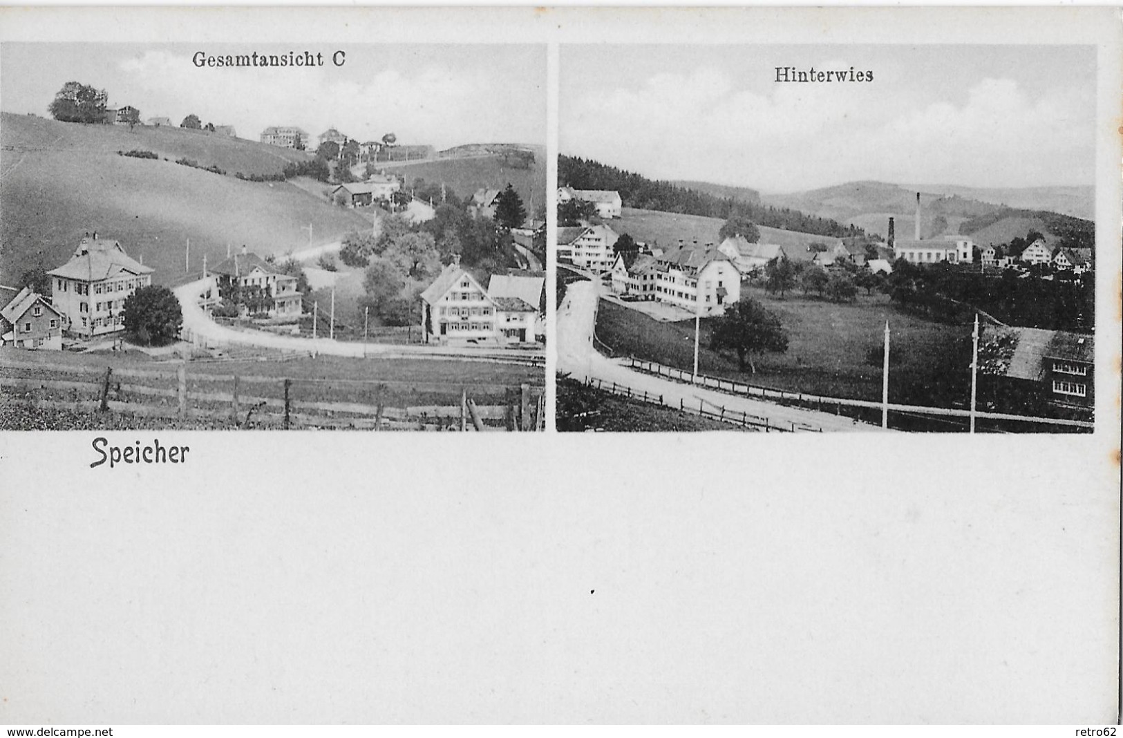 SPEICHER &rarr; Mehrbild Lichtdruck Mit Hinterwies  Und Gesamtansicht, Ca.1910 - Speicher