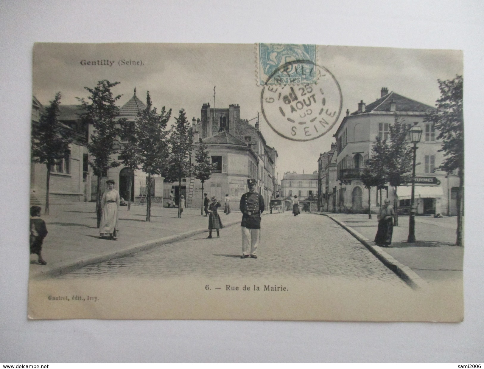 CPA 94 GENTILLY RUE DE LA MAIRIE MILITAIRE - Gentilly