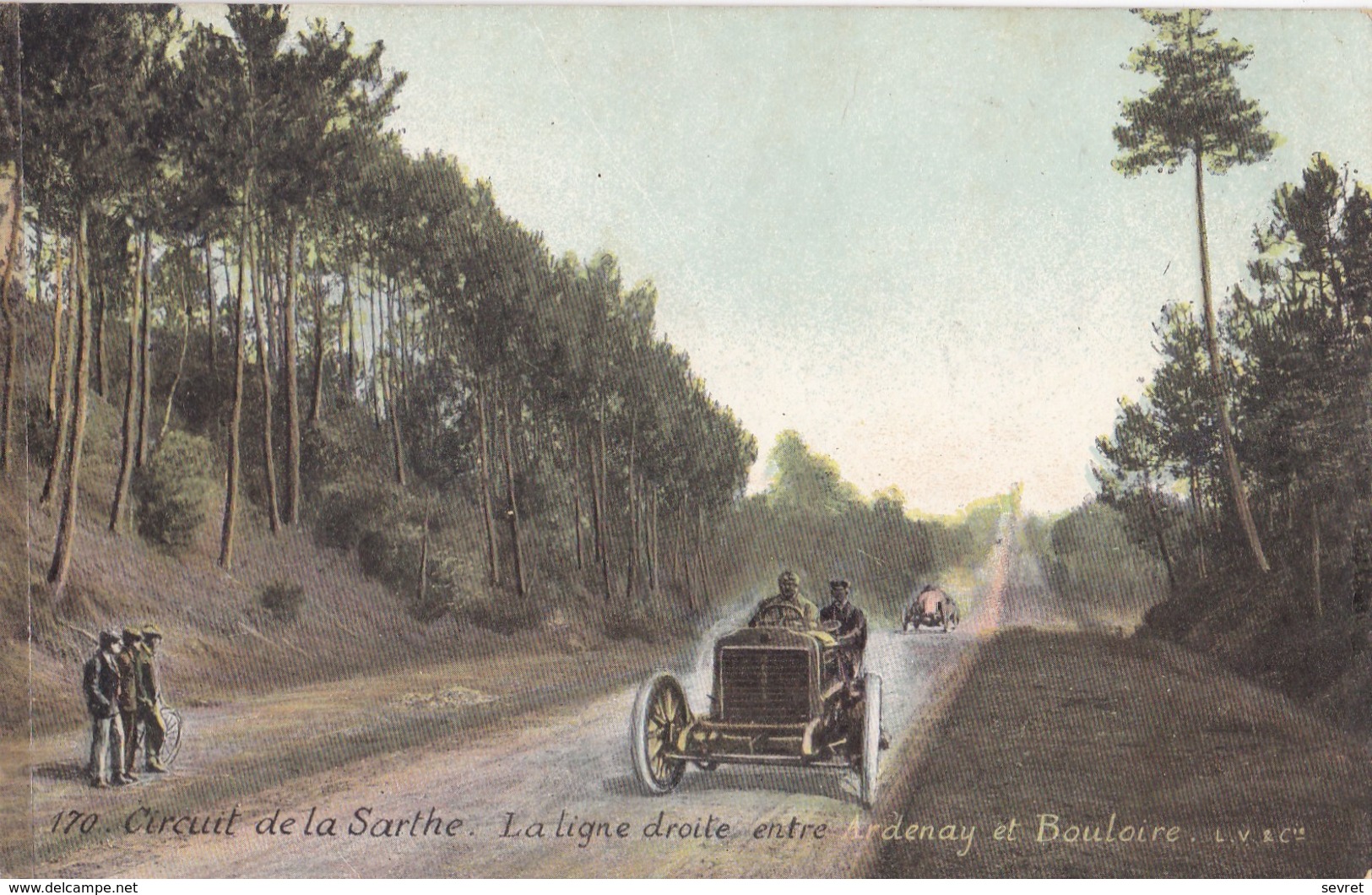 Circuit De La Sarthe. - La Ligne Droite Entre Ardenay Et Bouloire - Bouloire
