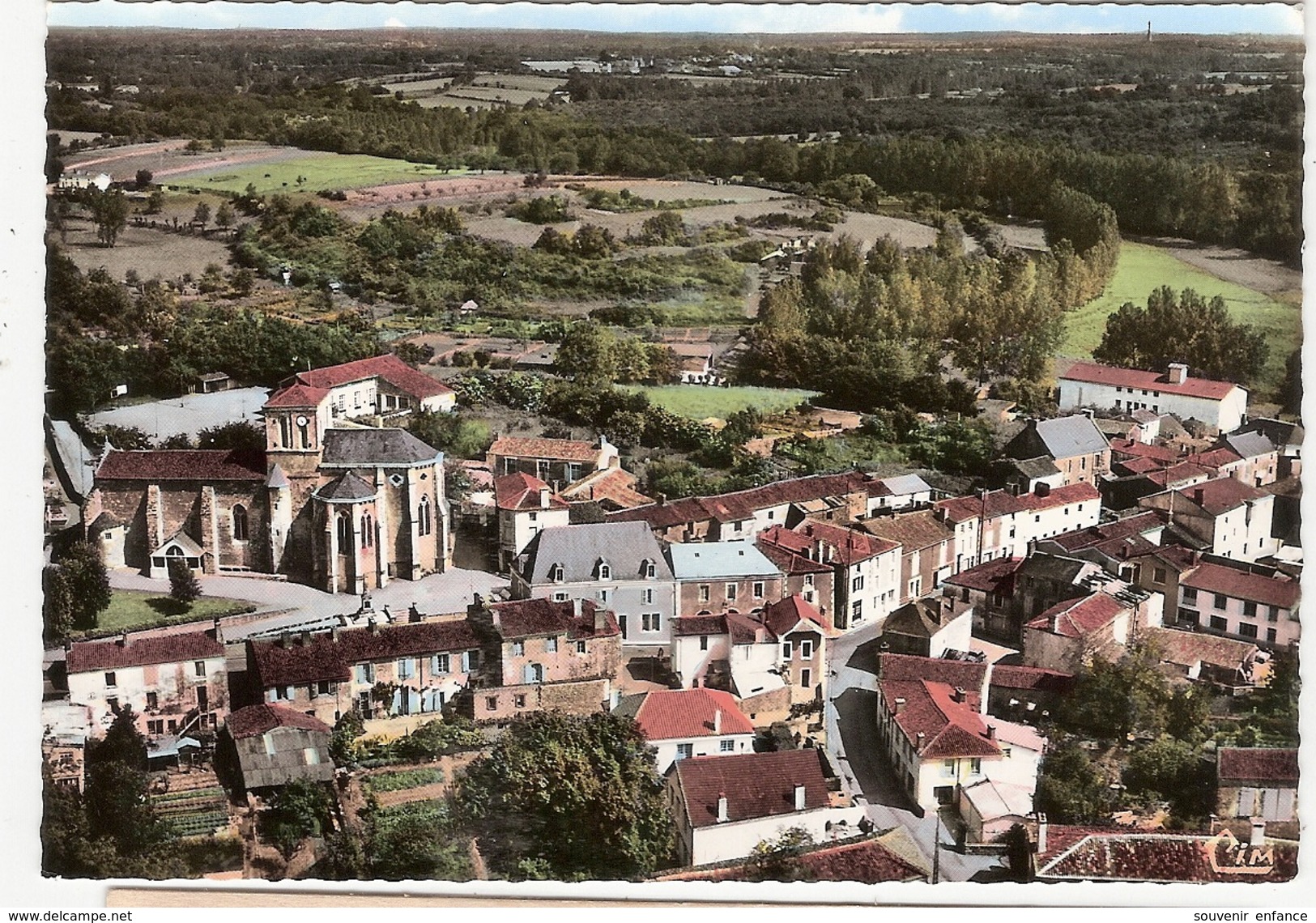 CP L'Hermenault Vue Générale Aérienne 85 Vendée - L'Hermenault